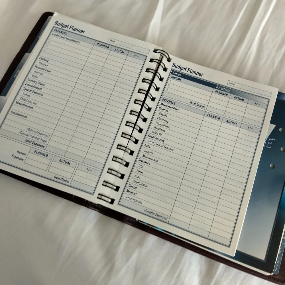 Vintage Day Runner Binder & Planner Organizer UNUSED